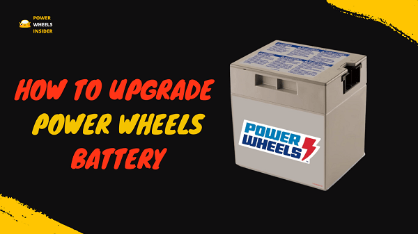 Power Wheels Battery Upgrade