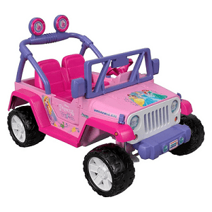 Power Wheels Disney Princess Jeep Wrangler Ride-On Toy